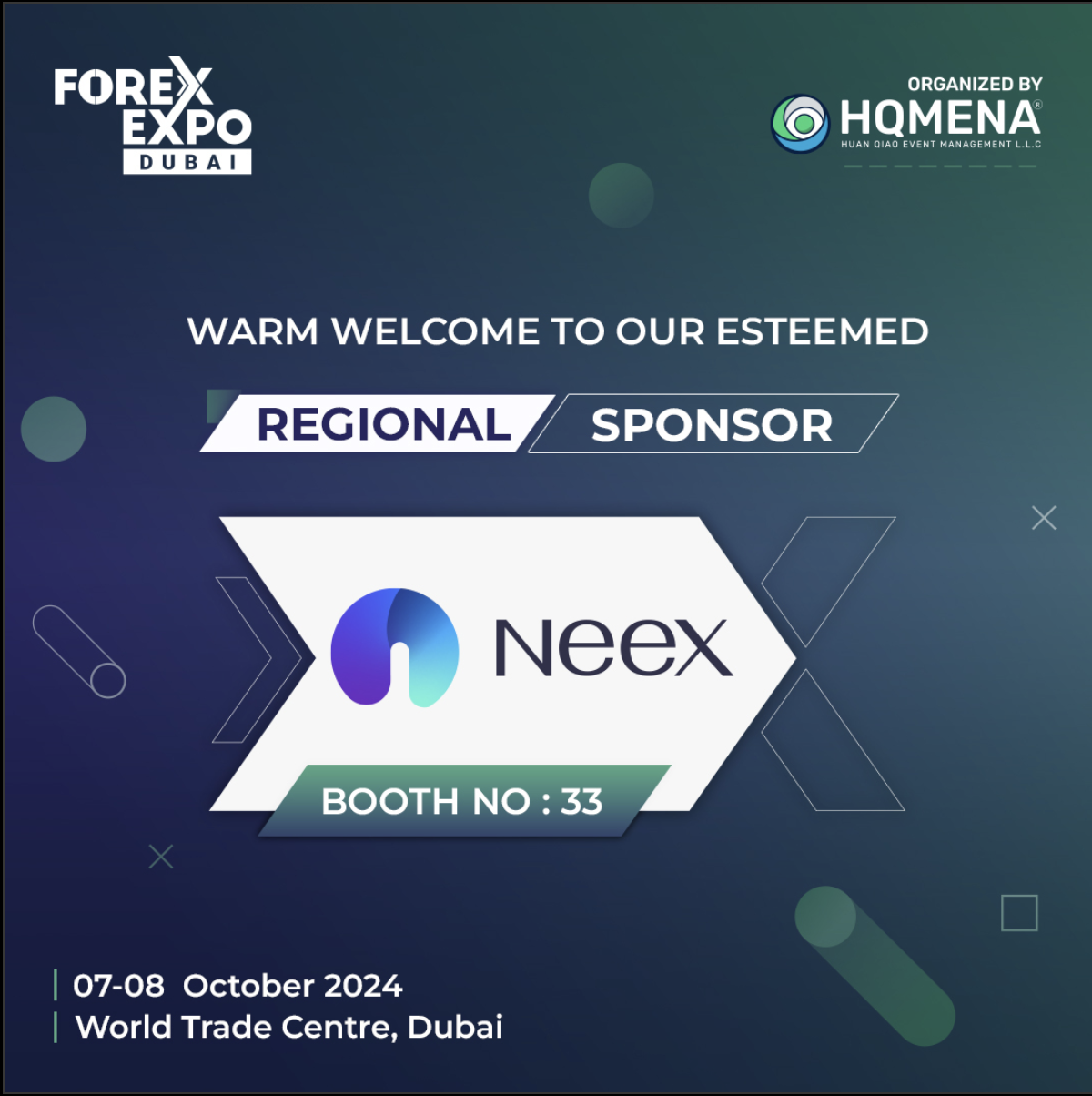 NEEX x Forex Expo Dubai 2024 – Cơ hội kết nối và học hỏi hàng đầu trong thị trường ngoại hối